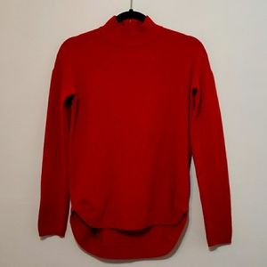 Evolution by Cyrus - Red mock turtleneck Zip back Sweater
